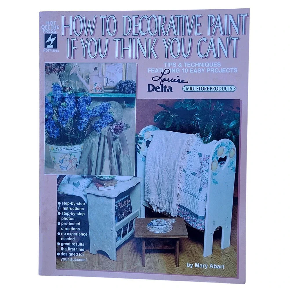 Hot Off The Press Tole & Decorative Painting 2 Book Set Beginner Guides Vintage